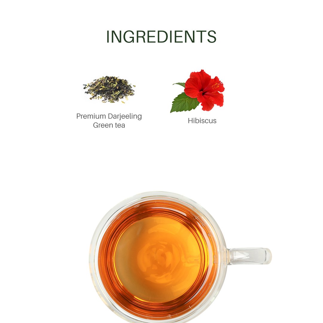 Hibiscus Green Tea