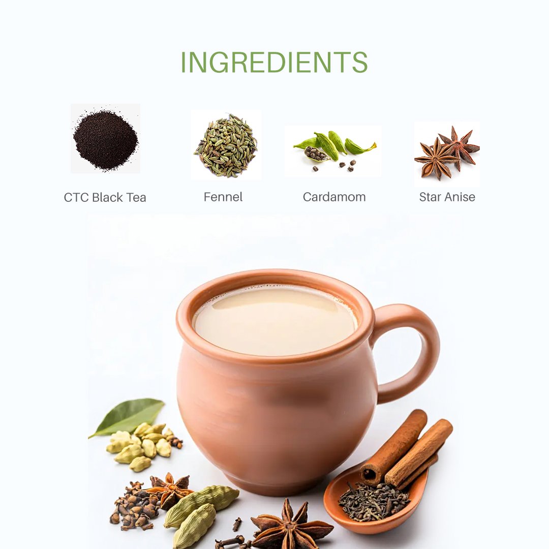 Saunf Elaichi Chai